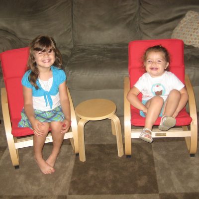 Guidecraft Kiddie Rockers and Table Set:  Review and Giveaway