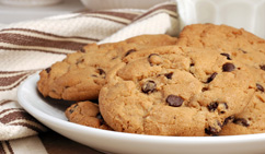 Nothing better than a chocolate chip cookie!