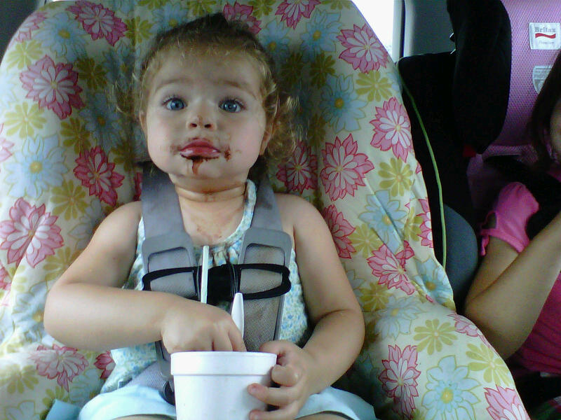Maybe snoballs in the car wasn't the BEST idea ever.