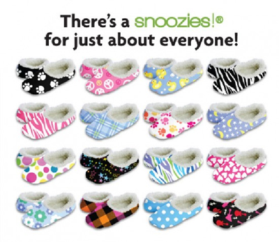 Medium Pink Snoozies Groovy Patches Foot Coverings 