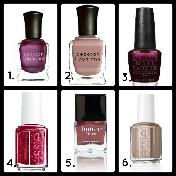 My Top 6 Nail Colors for Fall 2012 - The Experimental Mommy