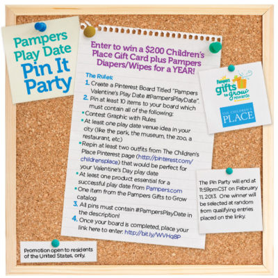 Join the Pampers Valentine’s Play Date Pin Party
