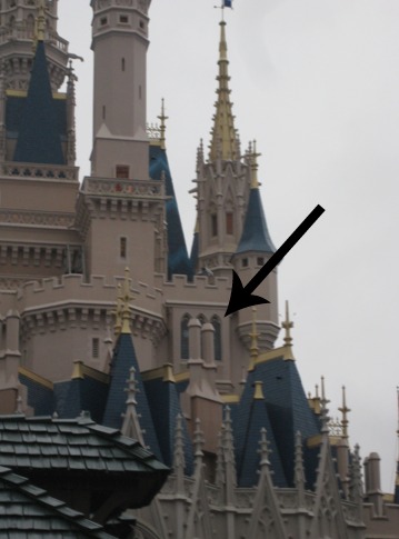 Location of Cinderella's Castle Suite
