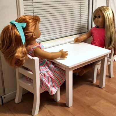 Gift Idea for the Doll Lover: Guidecraft Table and Chairs