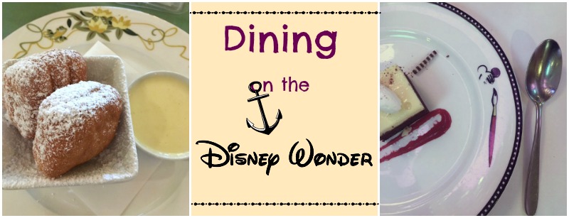 Dining on the Disney Wonder