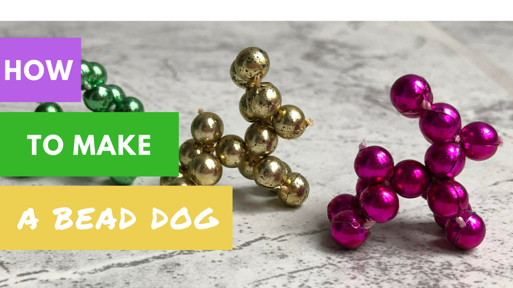 How To Make a Mardi Gras Bead Dog Kids Craft