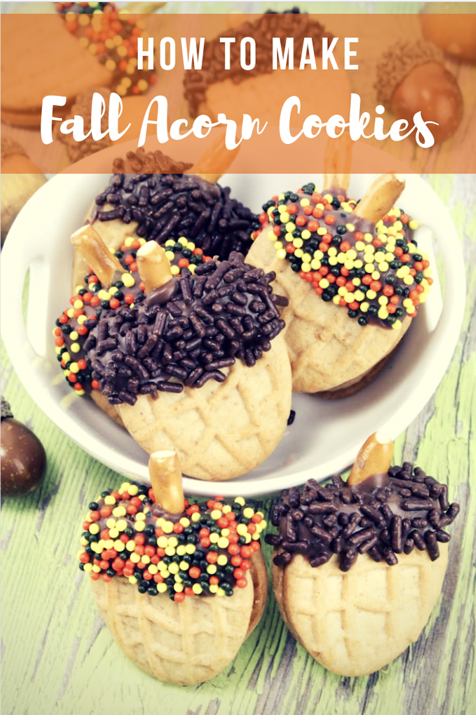 Fall Dessert Recipe: Nutter Butter Acorn Cookies - The Experimental Mommy