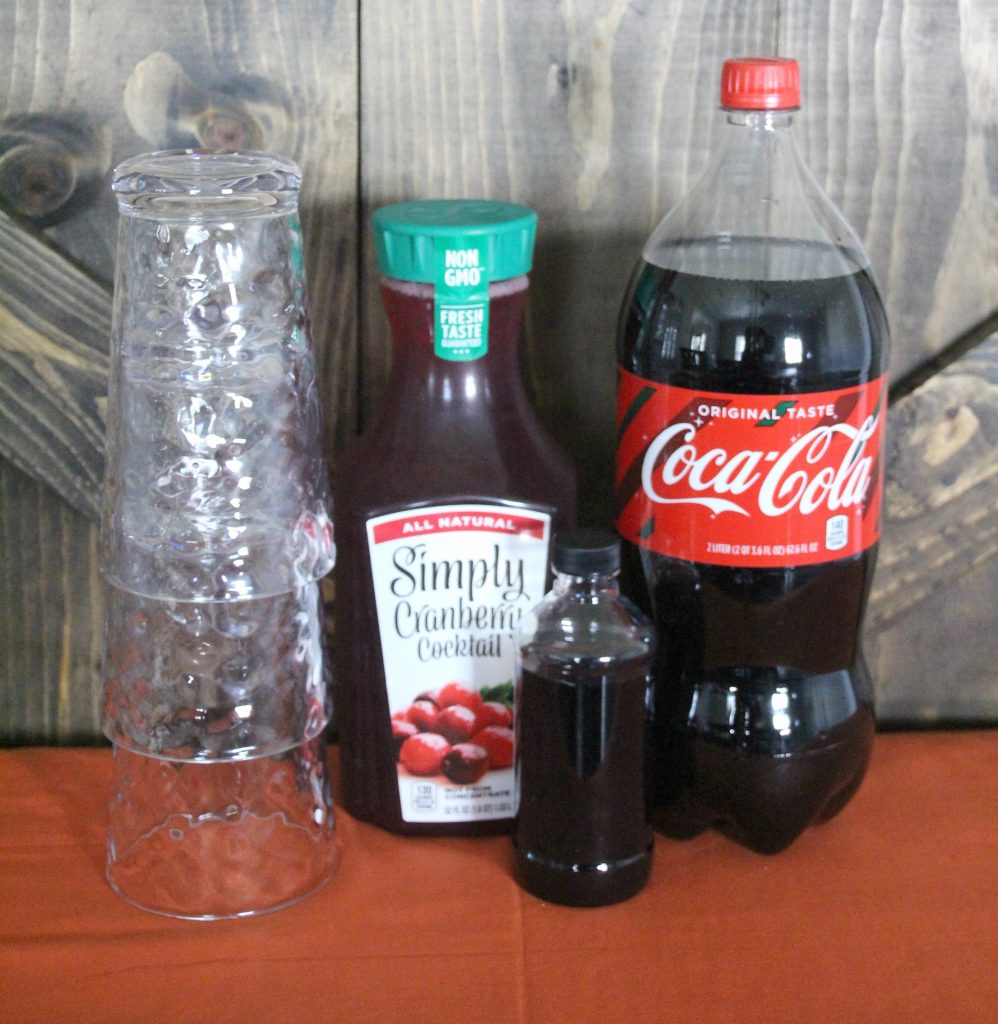 Cranberry Vanilla Coke-tail Ingredients