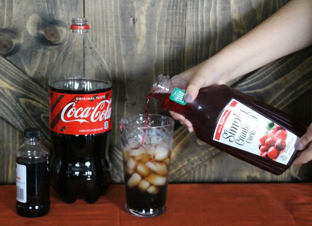 Cranberry Vanilla Coca-Cola Mocktail
